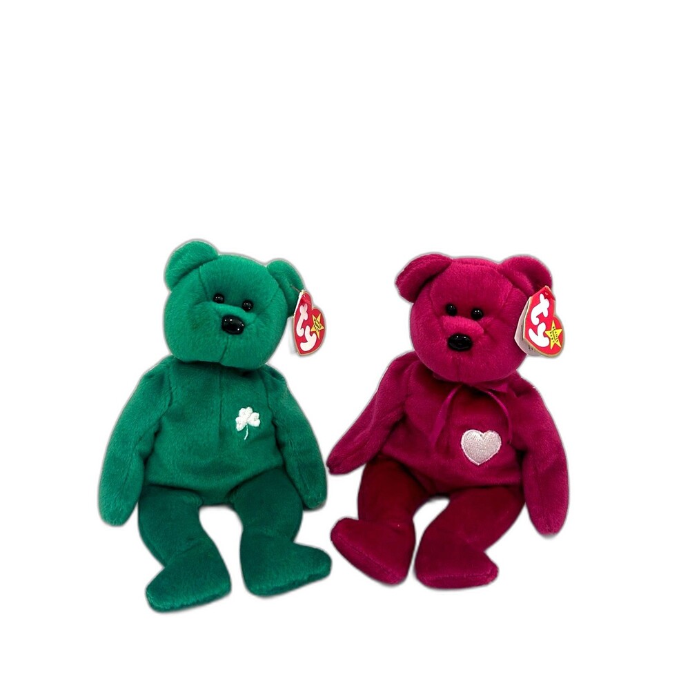 Vintage Collection of Ty Beanie Baby Bears. Spangle,Patriot,Erin,B.B. Bear - Picture 4 of 12